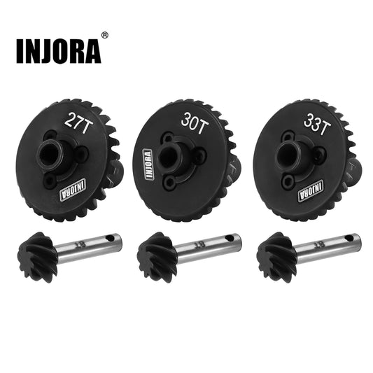 Pignons hélicoïdaux acier INJORA overdrive underdrive SCX10 II III Pro