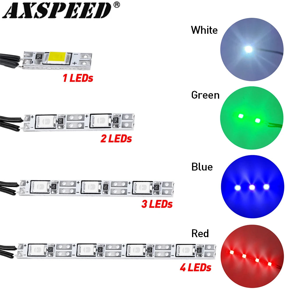 Éclairage châssis LED AXSPEED pour crawler RC SCX10 TRX4 D90