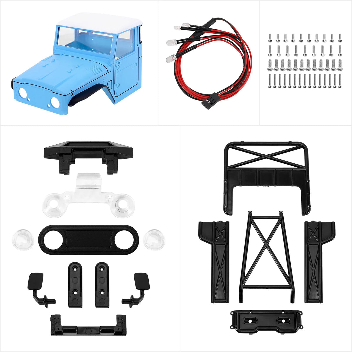 Carrosserie rigide avec cage INJORA IR40 – vue alternative