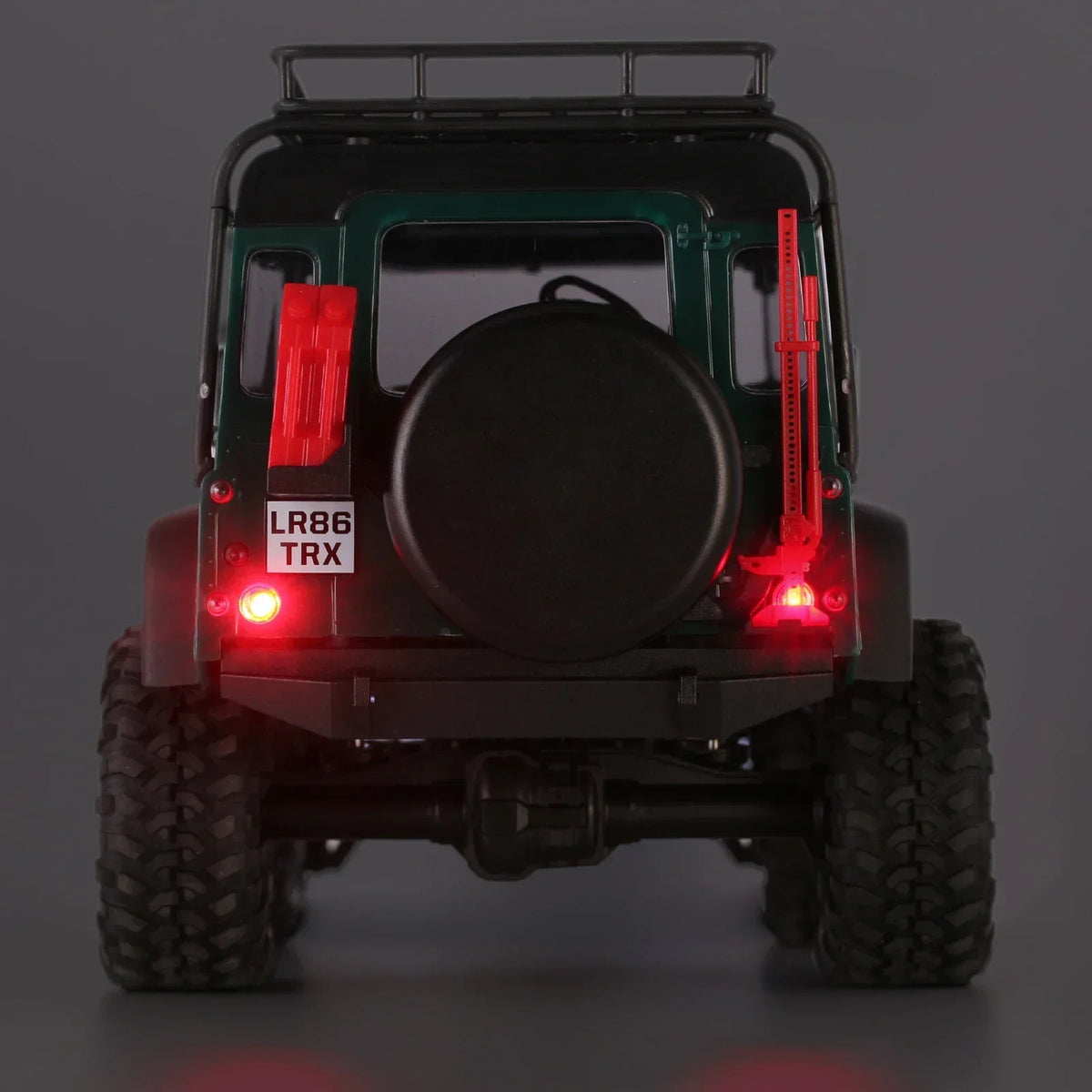 INJORA Kit phares/feux LED CH3 avec commande à distance pour TRX4M 1/18