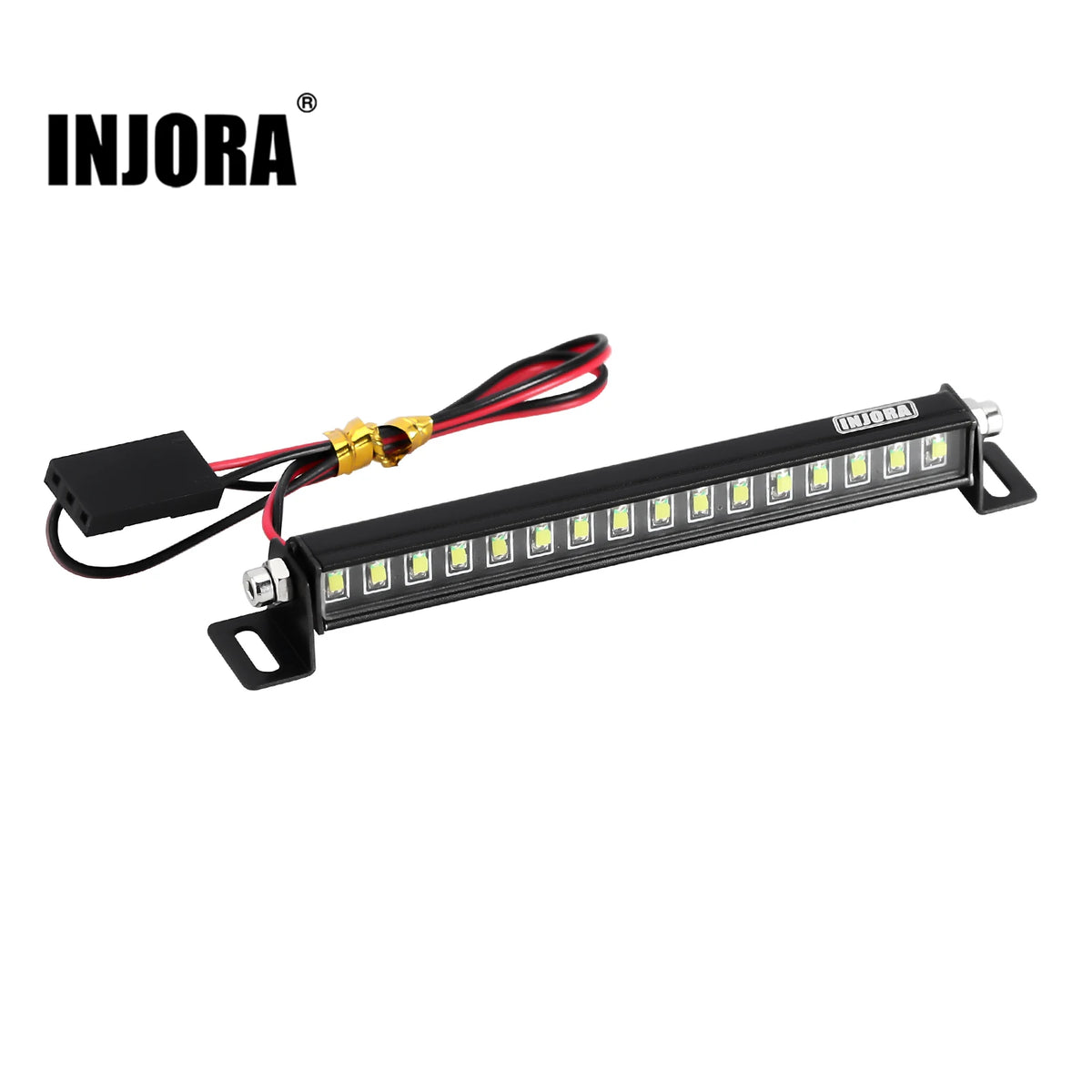 Barre de toit métal 16 LED INJORA pour TRX4M Defender 1/18