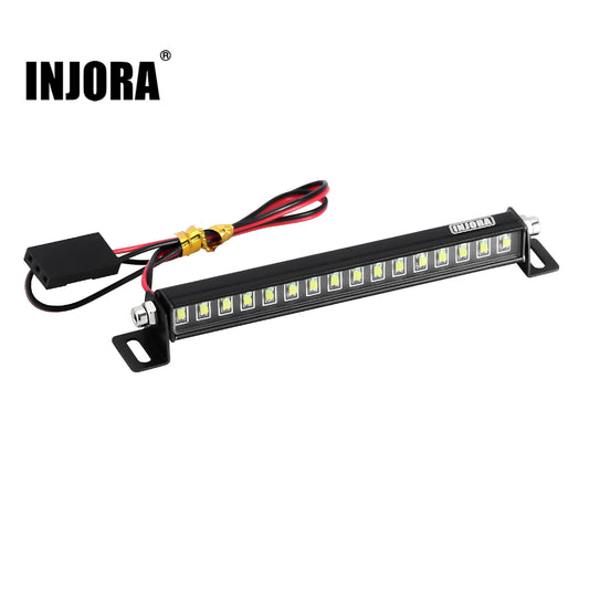 Barre de toit métal 16 LED INJORA pour TRX4M Defender 1/18