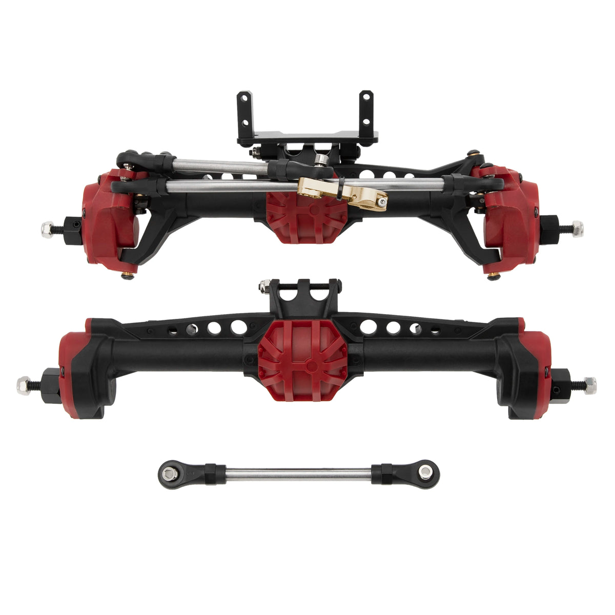 Ponts portiques nylon avant arrière SCX10 – détail