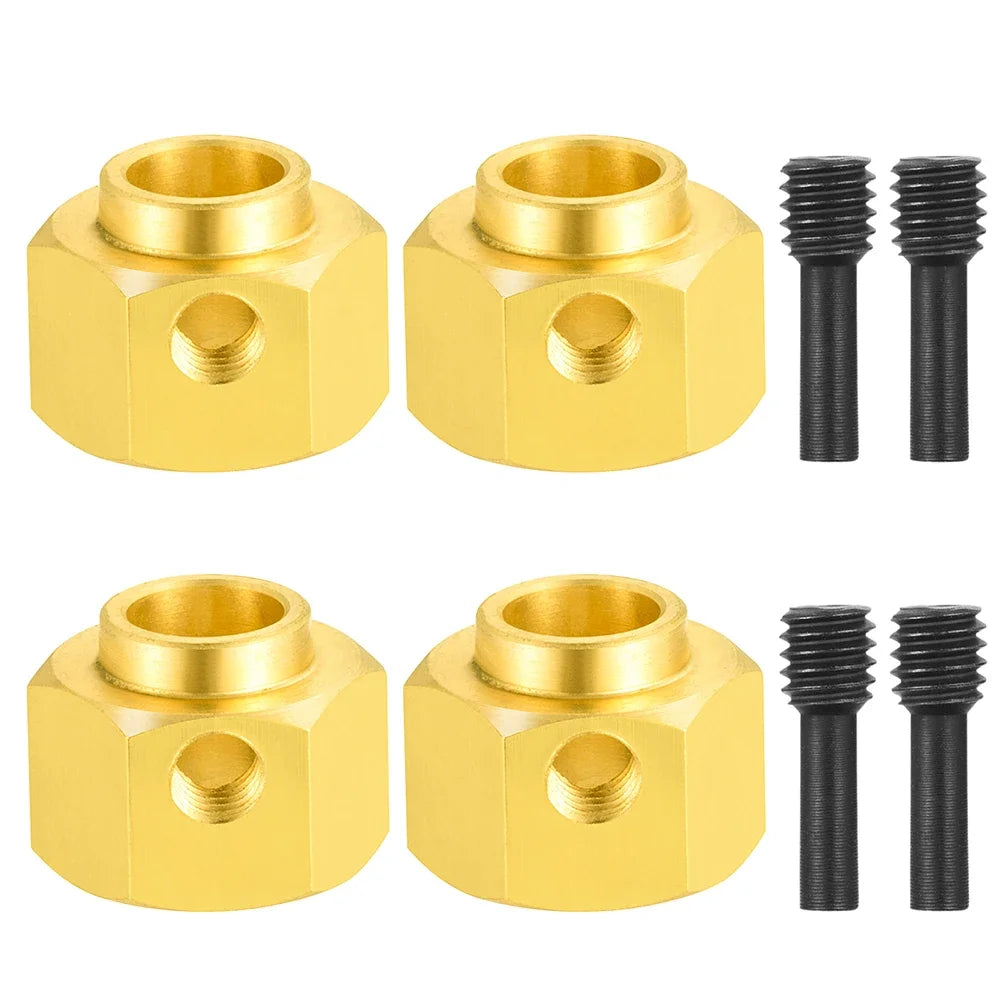 Hexagones de roue AXSPEED en laiton 12 mm pour TRX4 et TRX6