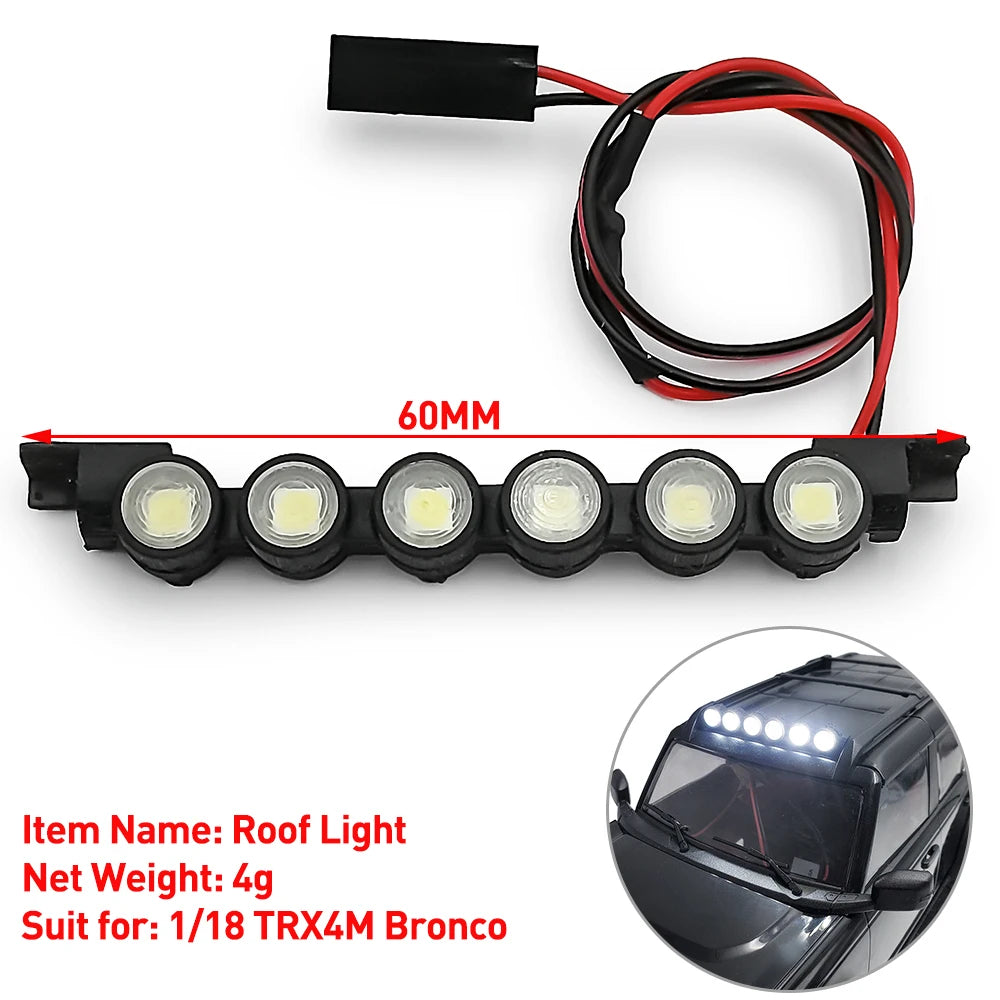Éclairage LED AXSPEED pour TRX4M Bronco / Defender / K10 – vue 9