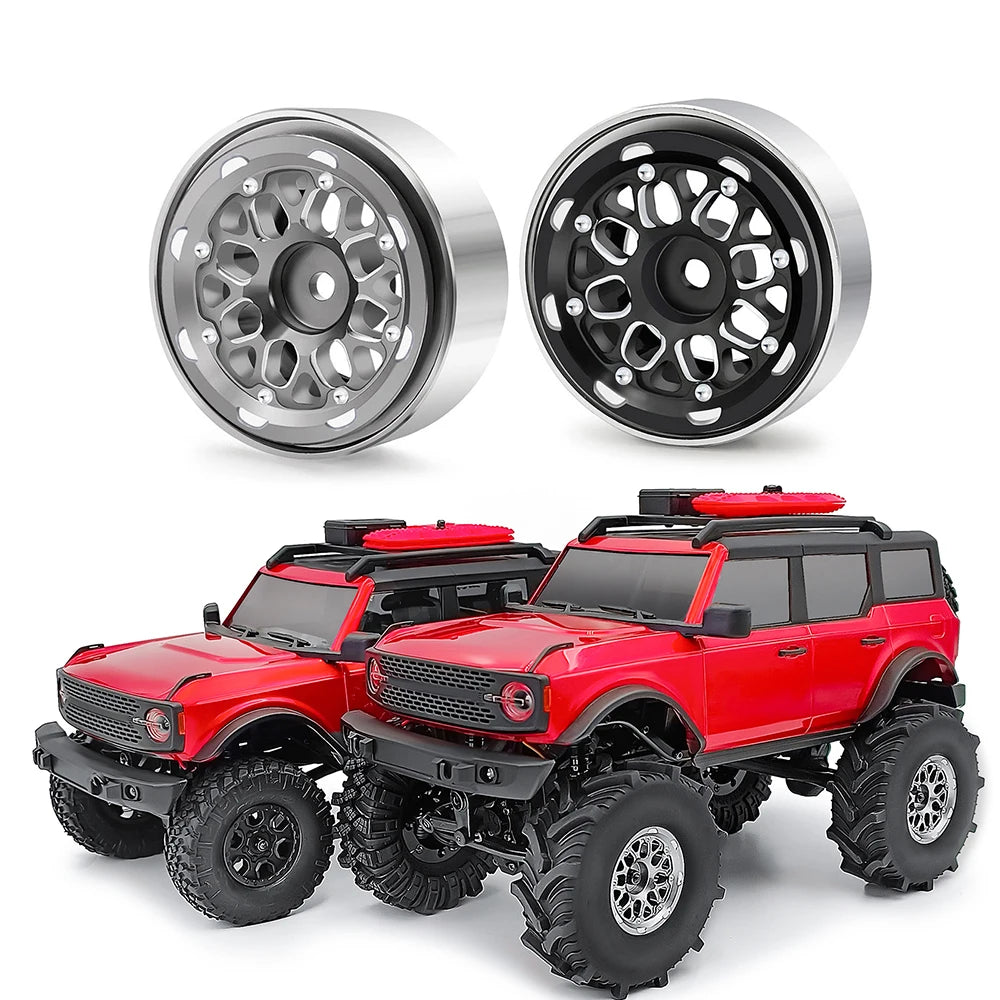 Lot de 4 jantes AXSPEED beadlock 1.0 pour micro crawler