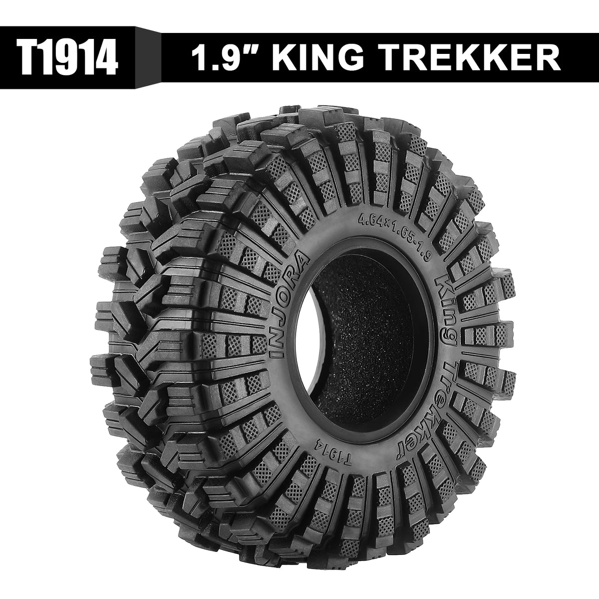 Pneus INJORA King Trekker S5 1.9 118 x 42 mm – vue 2