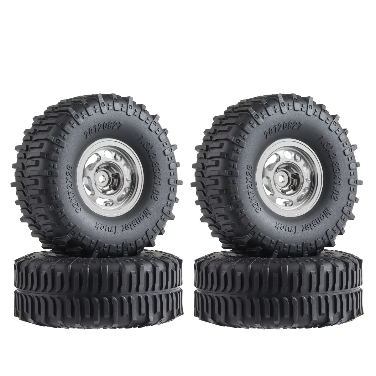 Pneus Swamper pour crawler RC 1/18 – vue alternative