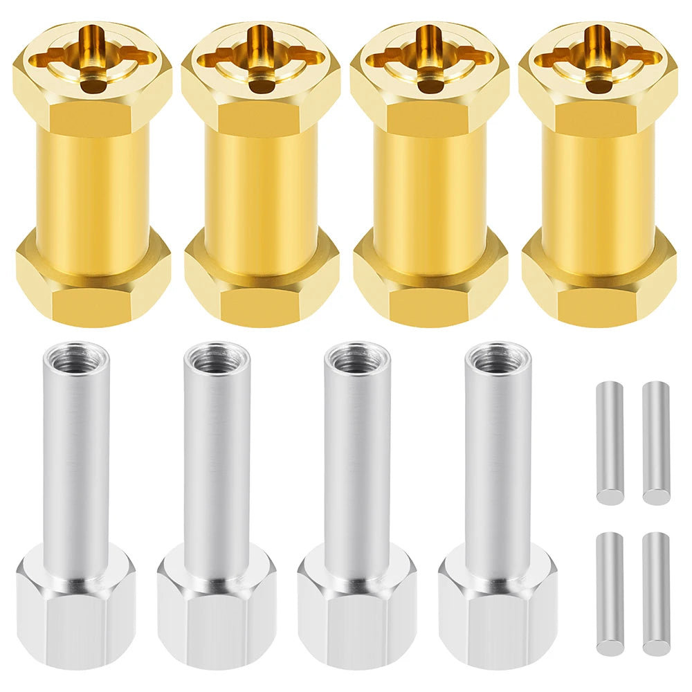 Élargisseurs laiton AXSPEED hexagone 12 mm pour SCX10 II / D90 – vue 10