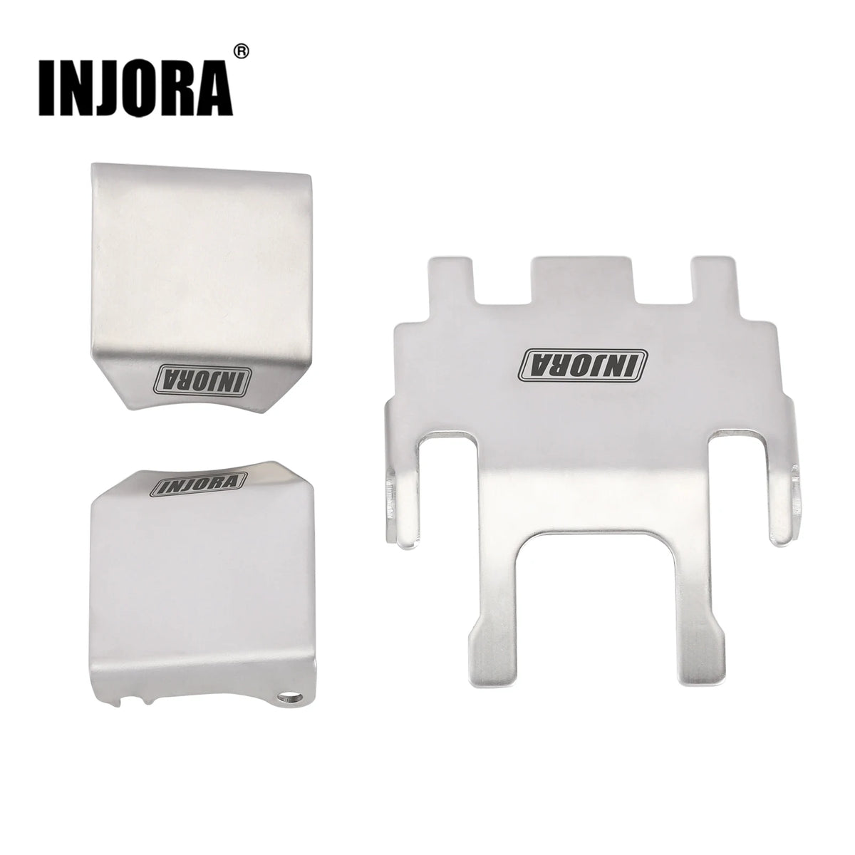 Protections châssis et pont INJORA inox pour Traxxas TRX4M 1/18