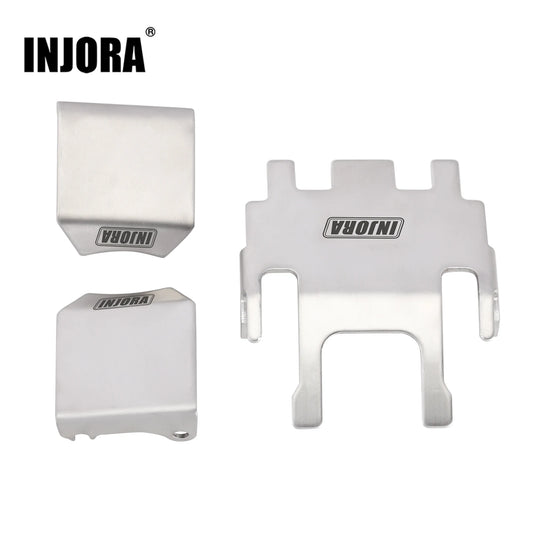 Protections châssis et pont INJORA inox pour Traxxas TRX4M 1/18
