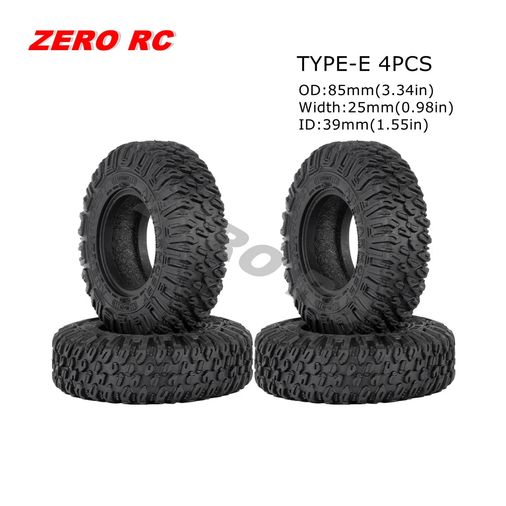 Pneus boue 1.55 crawler RC – vue 41