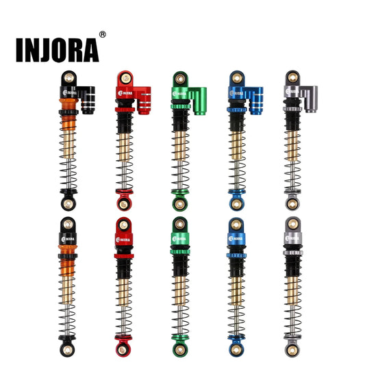 Amortisseurs INJORA aluminium filetés 43 mm pour Axial SCX24 1/24