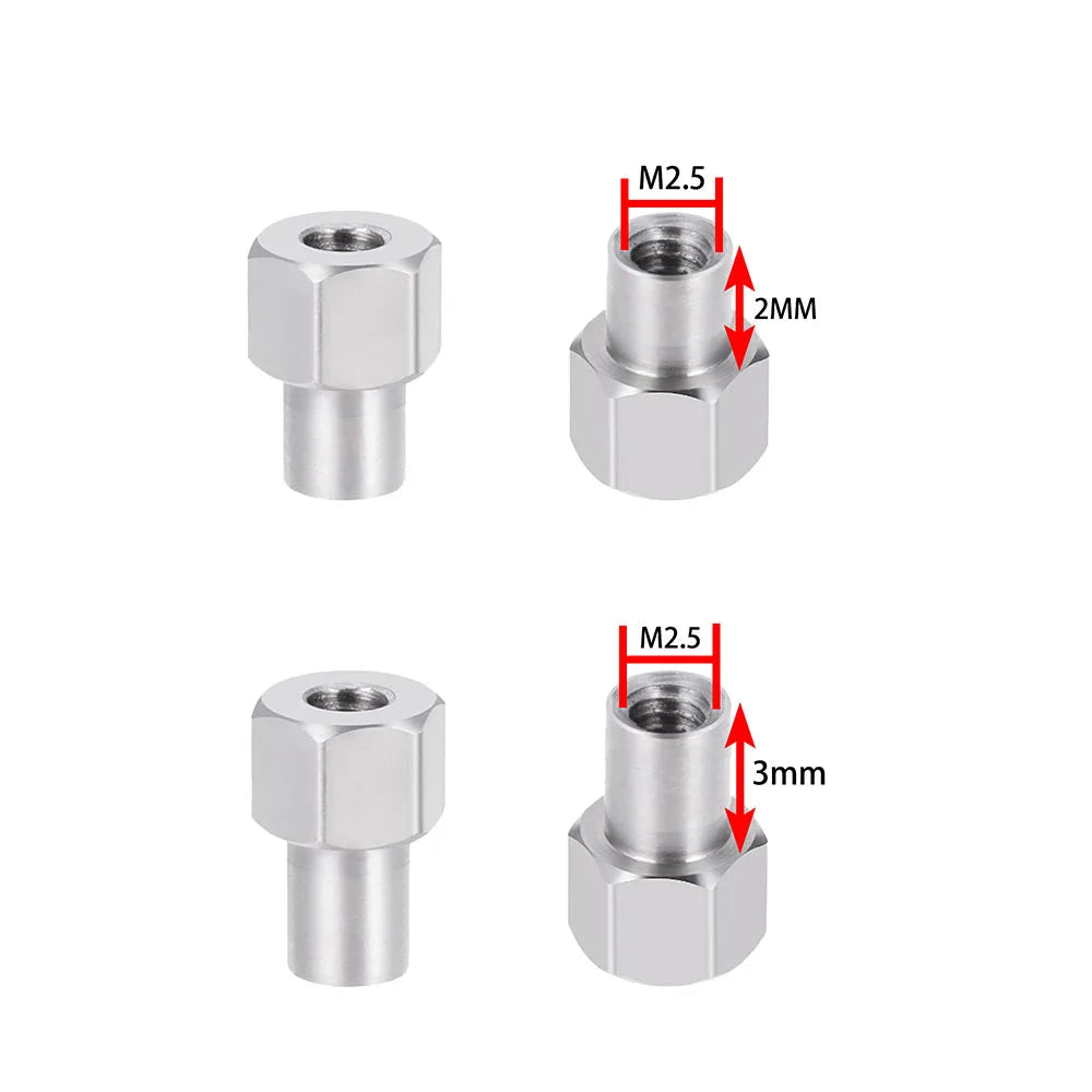Rallonges d’écrou AXSPEED M2.5 2 à 6 mm pour TRX4M – vue complémentaire 3