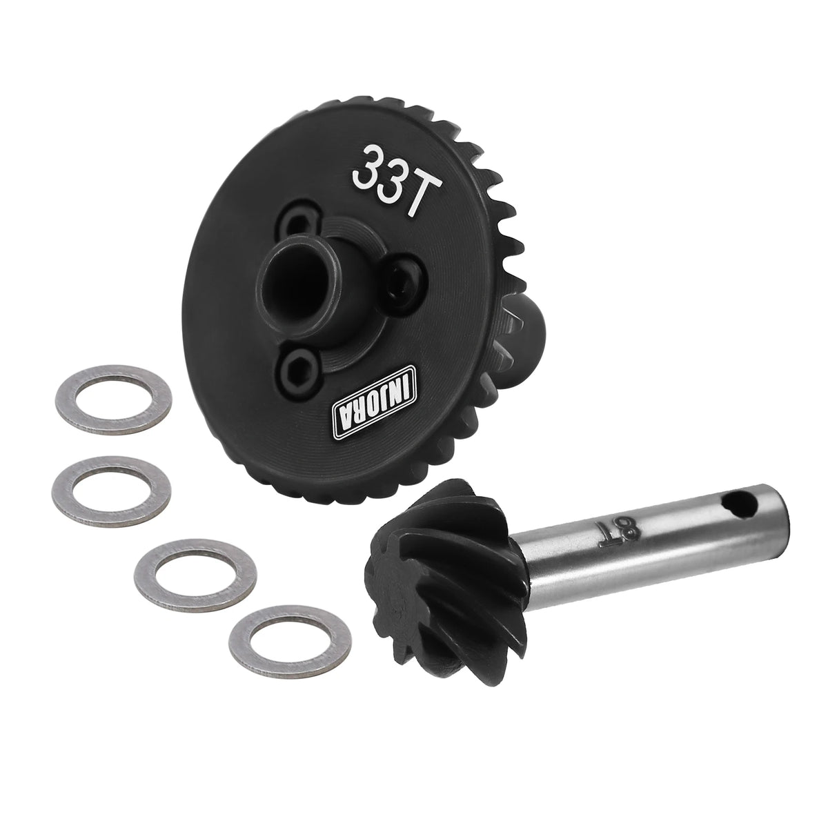 Engrenages acier hélicoïdaux INJORA crawler RC – détail produit