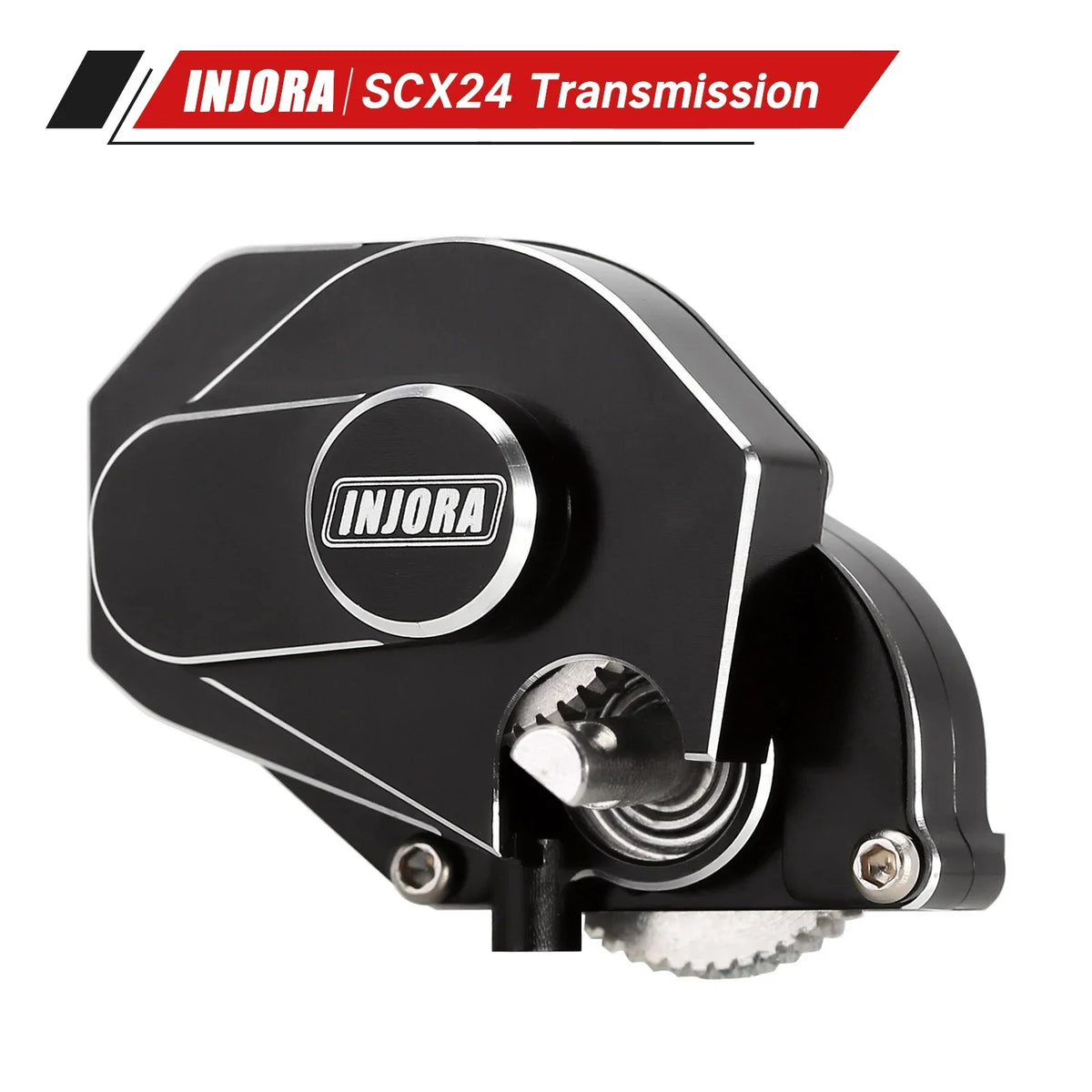 Boîte de transmission CNC INJORA pour SCX24 – vue complémentaire