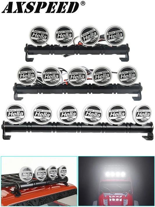 Barre de toit LED AXSPEED 4, 5 ou 6 feux pour TRX4 et SCX10