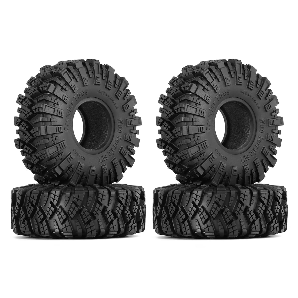 Lot de pneus INJORA Kraken Claw S5 pour crawler RC – vue complémentaire