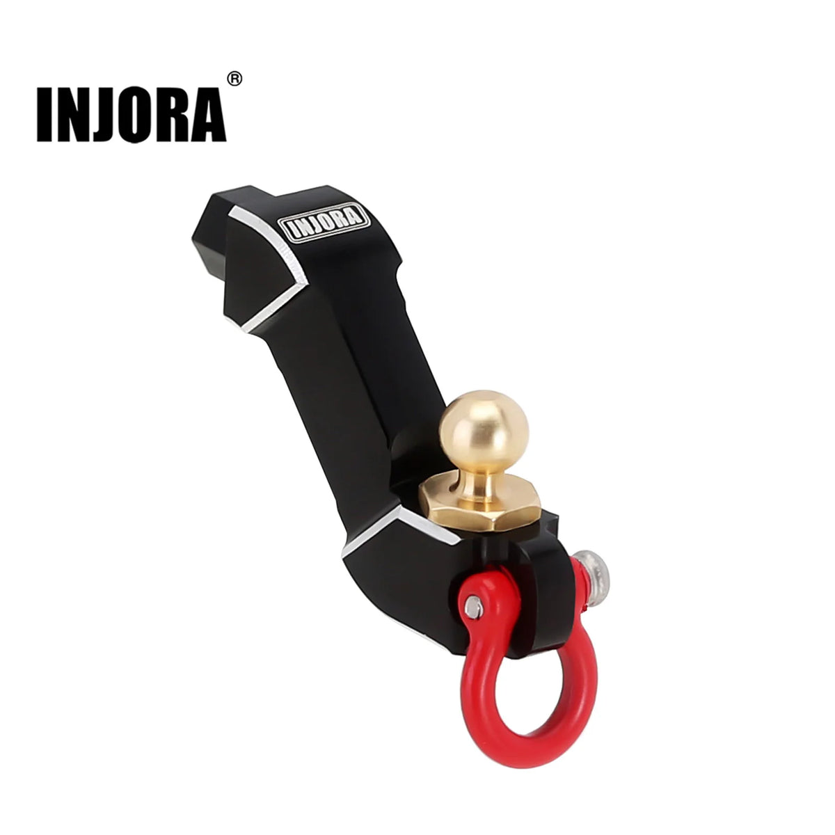Attelage arrière CNC aluminium INJORA pour FMS FCX18 1/18