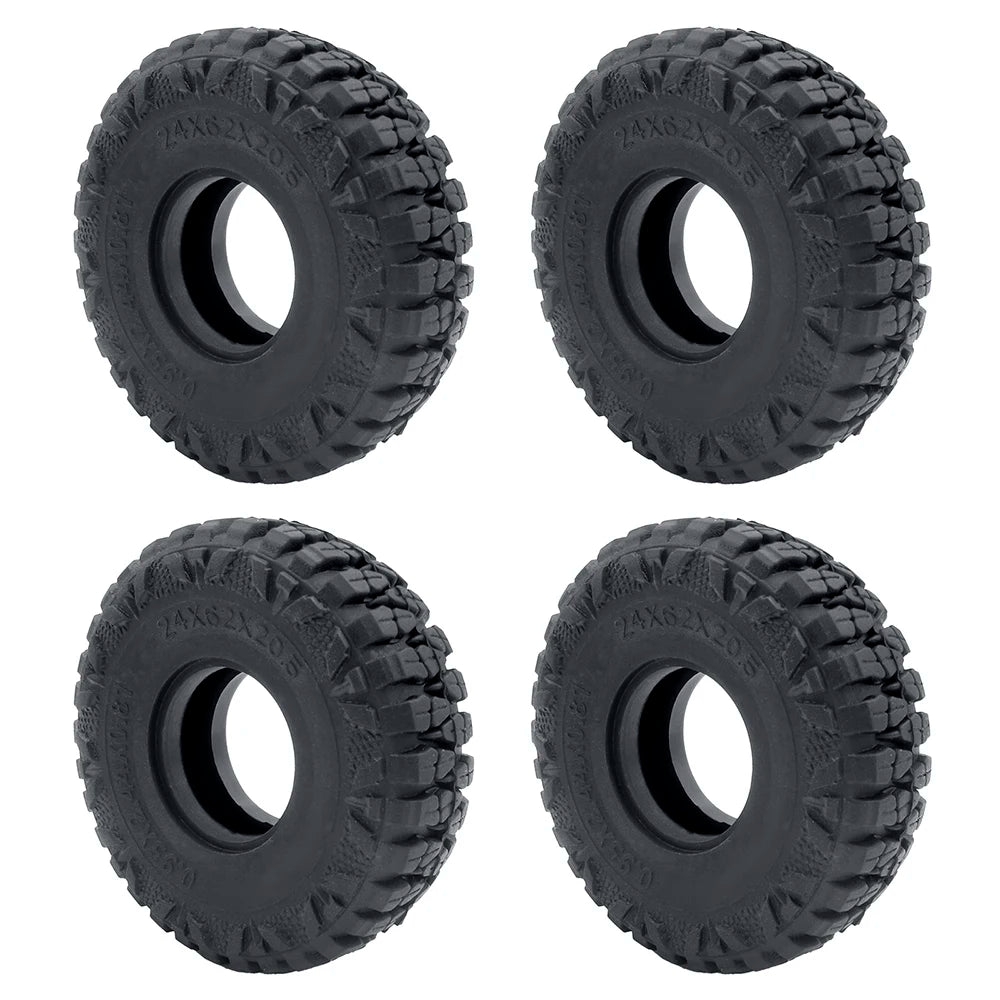 Pneus crawler YEAHRUN 50 à 65 mm pour TRX4M SCX24