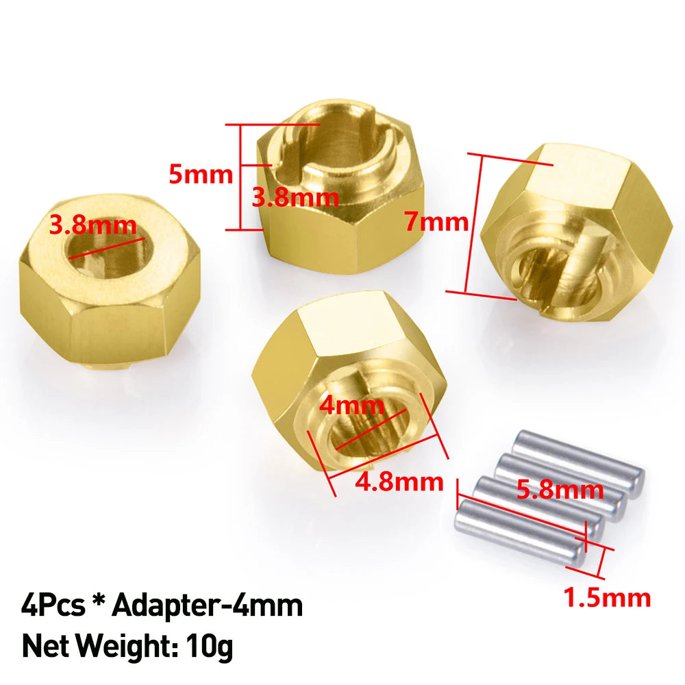 Pièces lestées laiton AXSPEED TRX4M 1/18 – vue 21