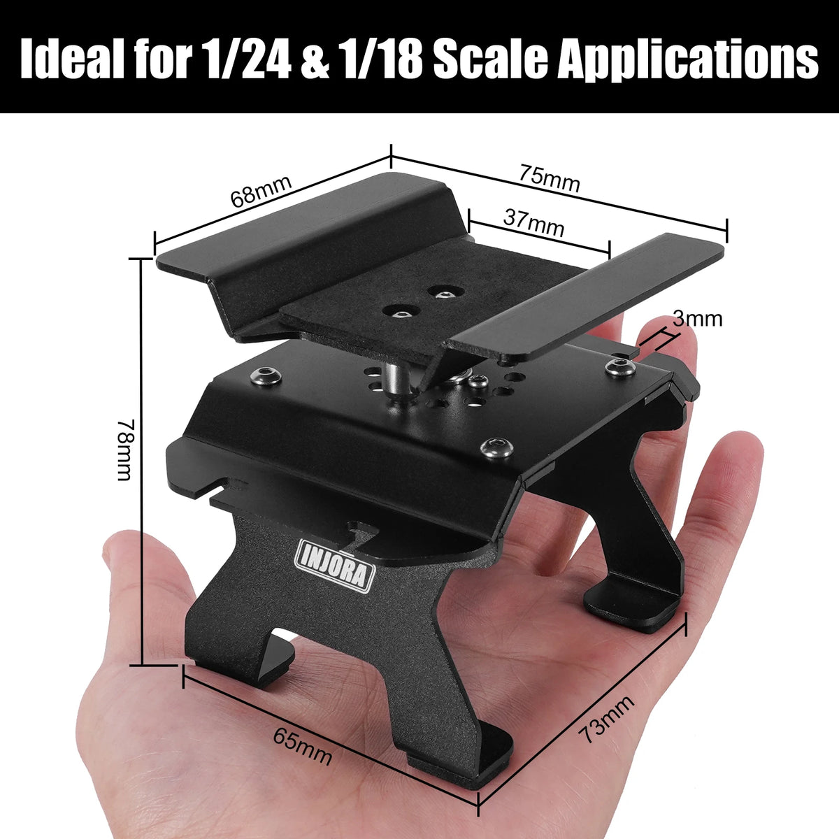 Support atelier INJORA avec porte-amortisseurs micro crawler – vue 5