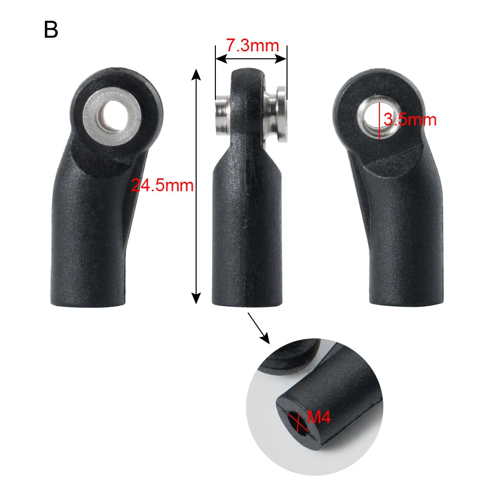 Embouts de biellette M4 AXSPEED pour crawler 1/10 – vue 3