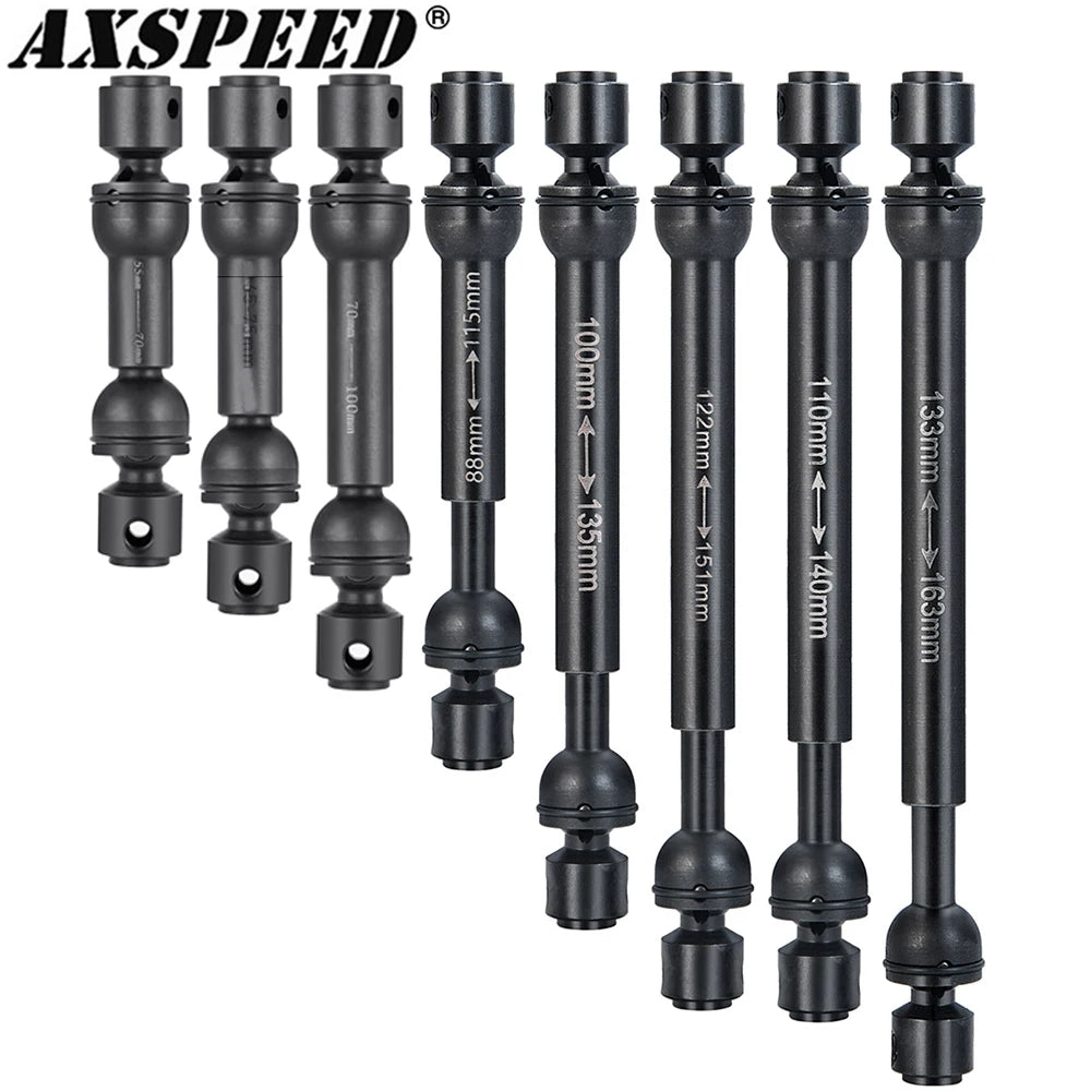 Arbre de transmission acier AXSPEED pour SCX10, TRX4 et TRX6