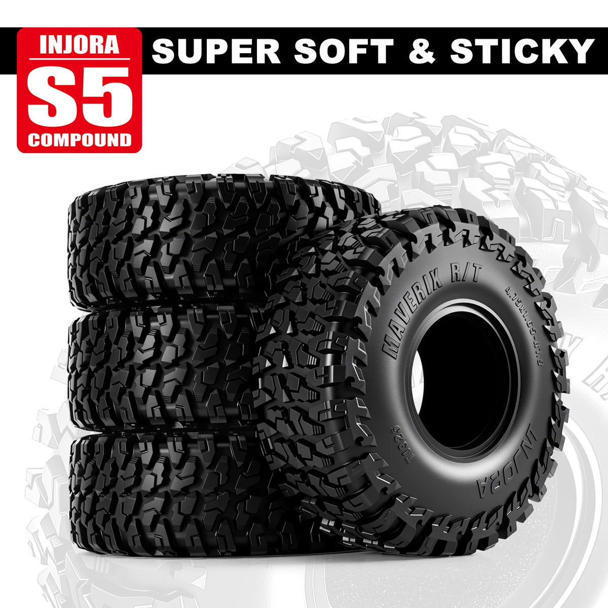 Pneus INJORA MAVERIX R/T 1.9 pour crawler – vue produit