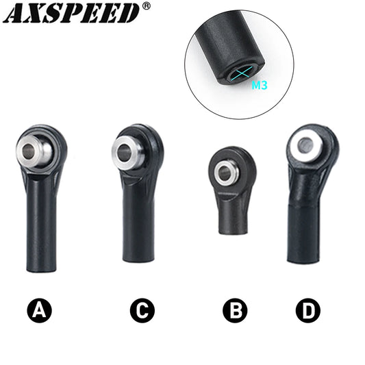 Rotules M3 AXSPEED pour SCX10, TRX4 et TRX6 – lot de 10