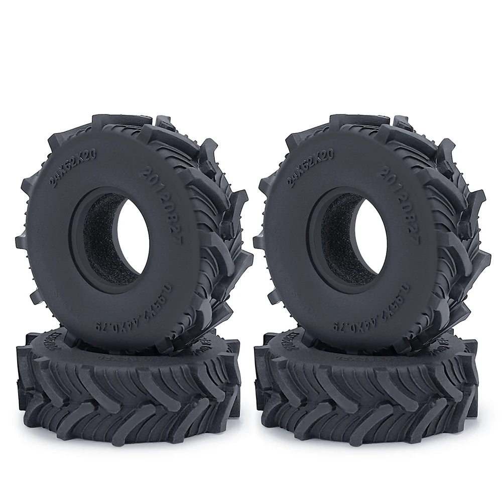 Lot de pneus AXSPEED caoutchouc 1.0 pour crawler 1/18–1/24