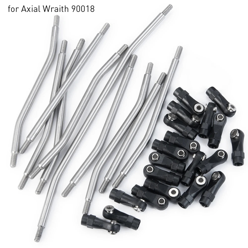 Biellettes inox AXSPEED avec rotules pour SCX10 II / TRX4 – vue 6