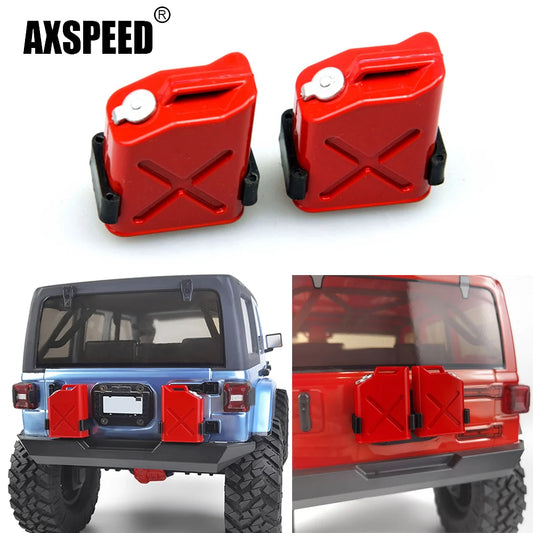 Mini réservoir scale AXSPEED 39 × 28,5 mm pour crawler 1/10