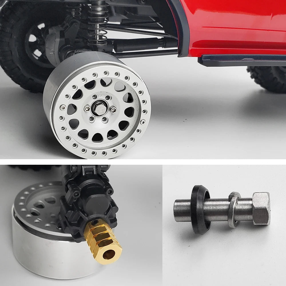 Adaptateurs hexagone 12 mm AXSPEED laiton – présentation complémentaire