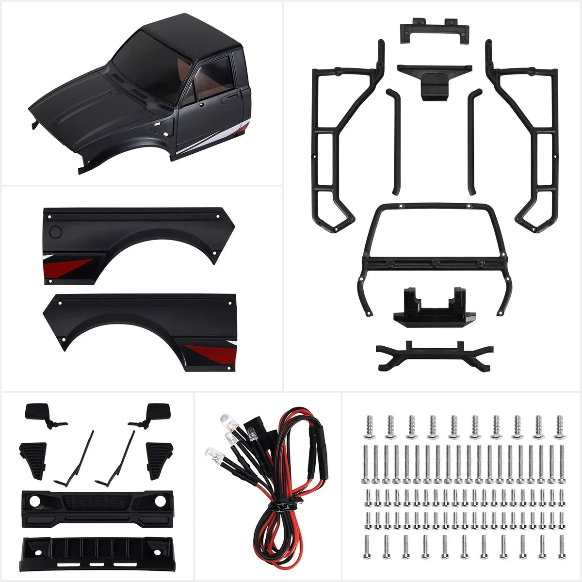 Carrosserie INJORA IR60 TRX4M avec bed rack – vue produit