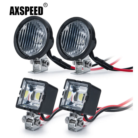 Phares LED blancs AXSPEED pour TRX4 SCX10 et Wraith 1/10
