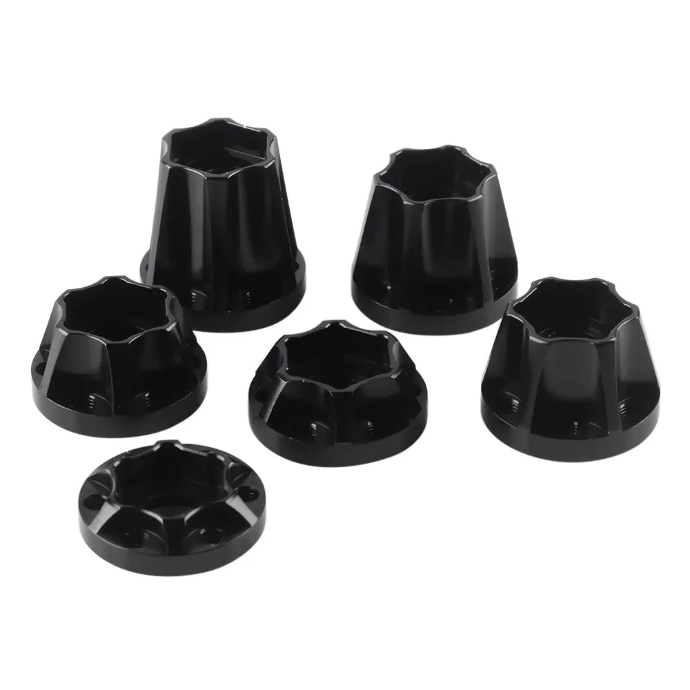 Moyeu hexagonal CNC INJORA aluminium 12 mm – vue 2