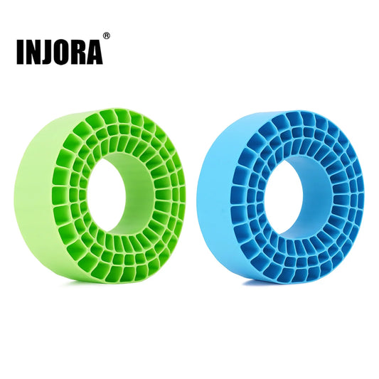 Quatre inserts silicone INJORA 2.2 pour pneus 132 à 134 mm