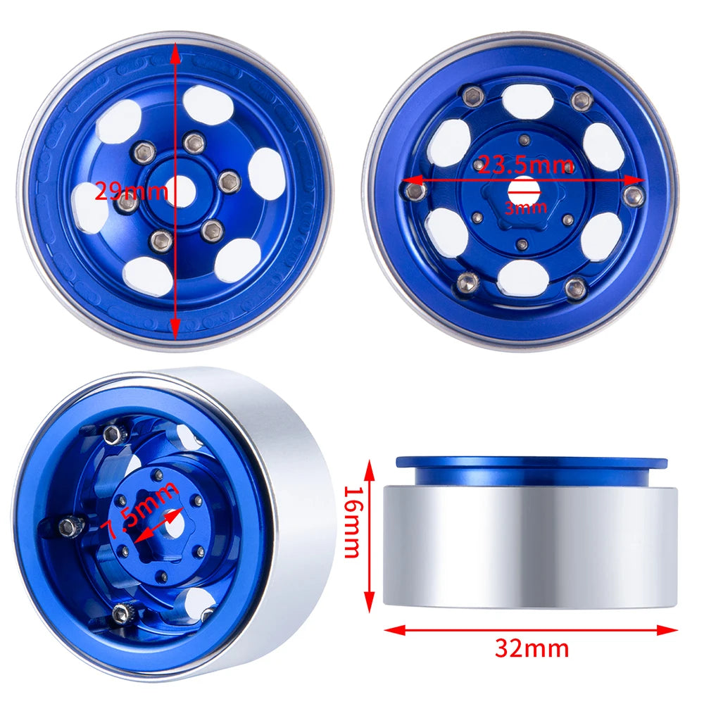 Jantes AXSPEED 1.0 compatibles TRX4M SCX24 et FCX24