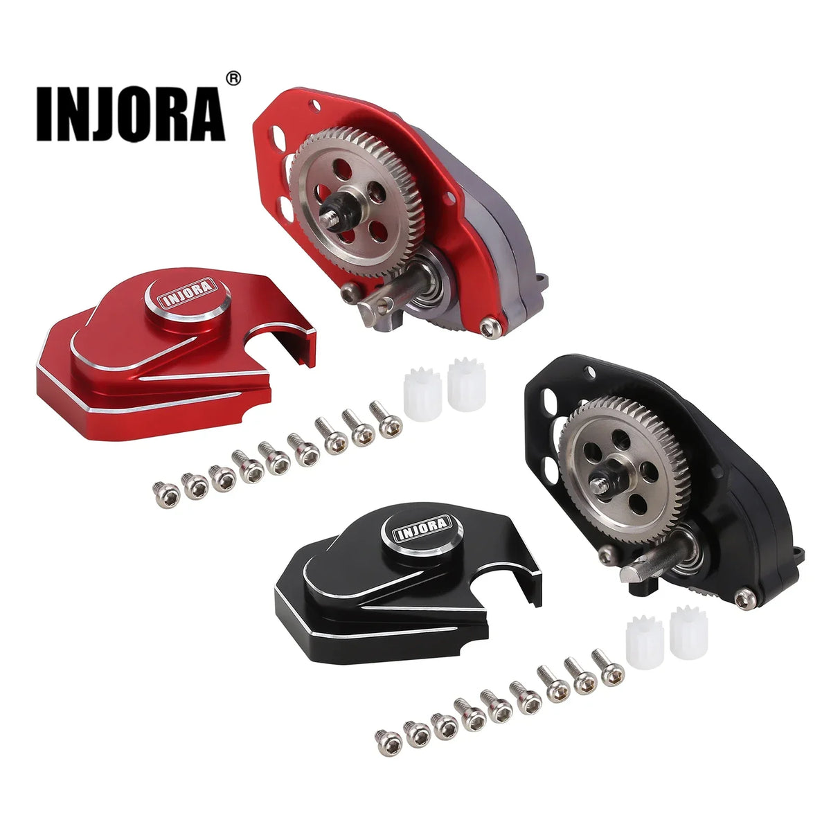 Boîte de transmission complète CNC INJORA pour Axial SCX24 1/24