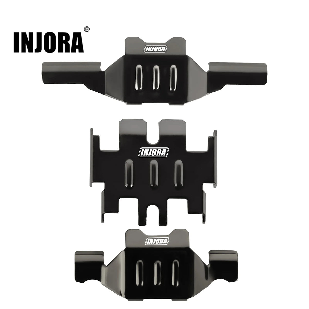Protection skid et pont INJORA inox pour Traxxas TRX4M 1/18