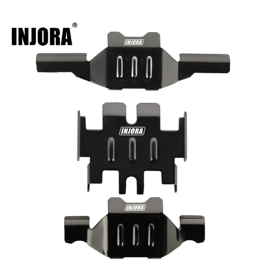 Protection skid et pont INJORA inox pour Traxxas TRX4M 1/18