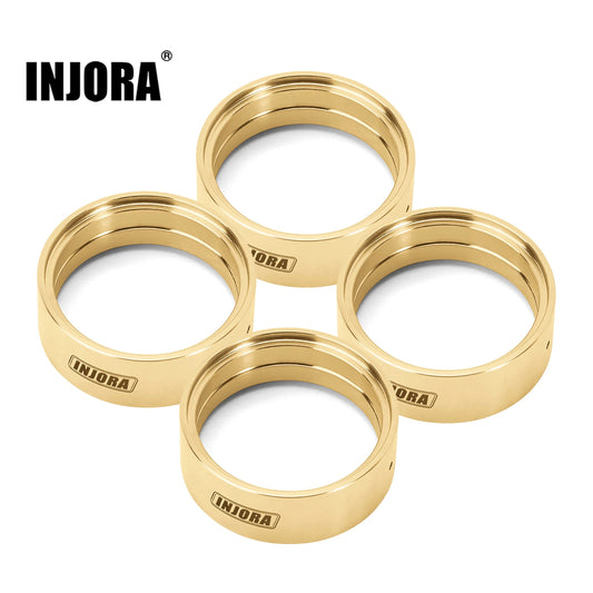 Anneaux de lest beadlock laiton INJORA 27 g pour jantes 1.3