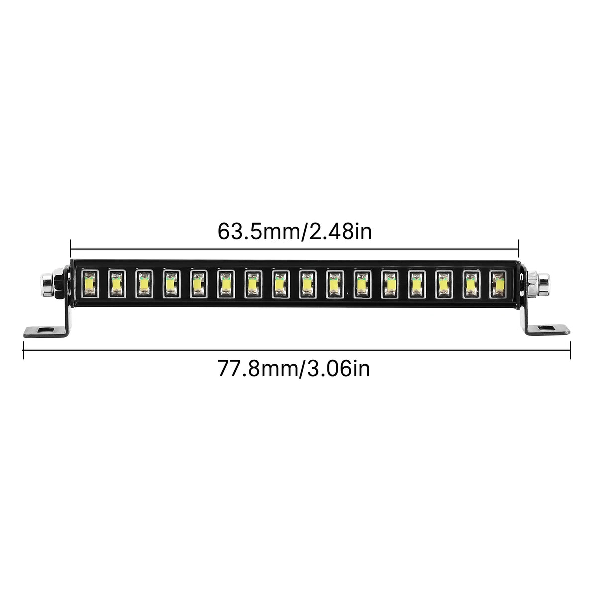 Éclairage toit INJORA 16 LED pour TRX4M – vue 3