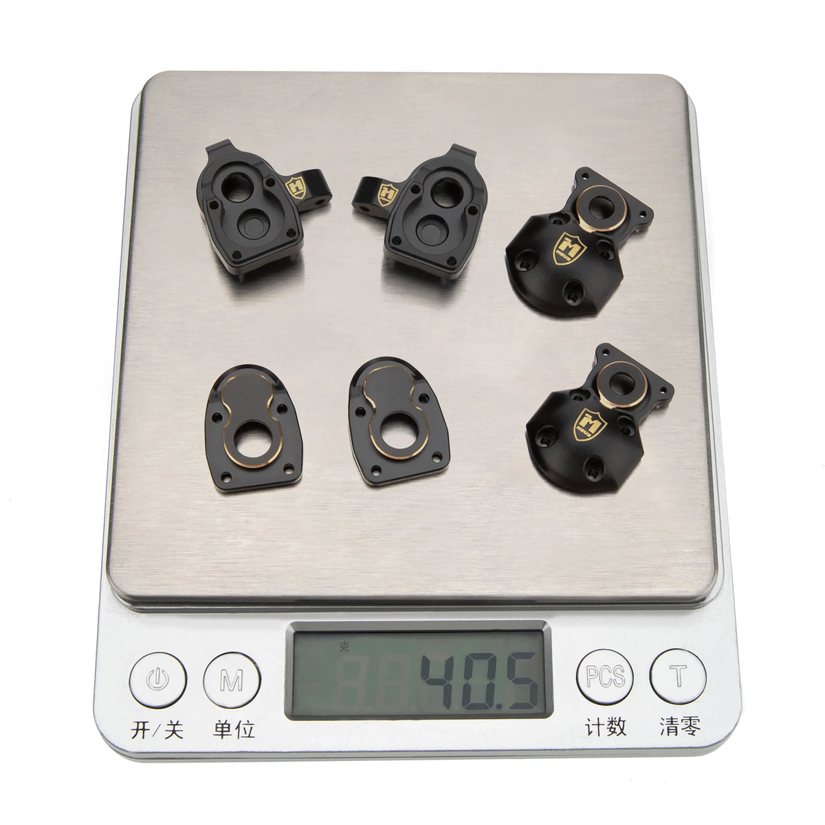 Pièces laiton MEUS pour ponts portiques Axial SCX24 – vue produit