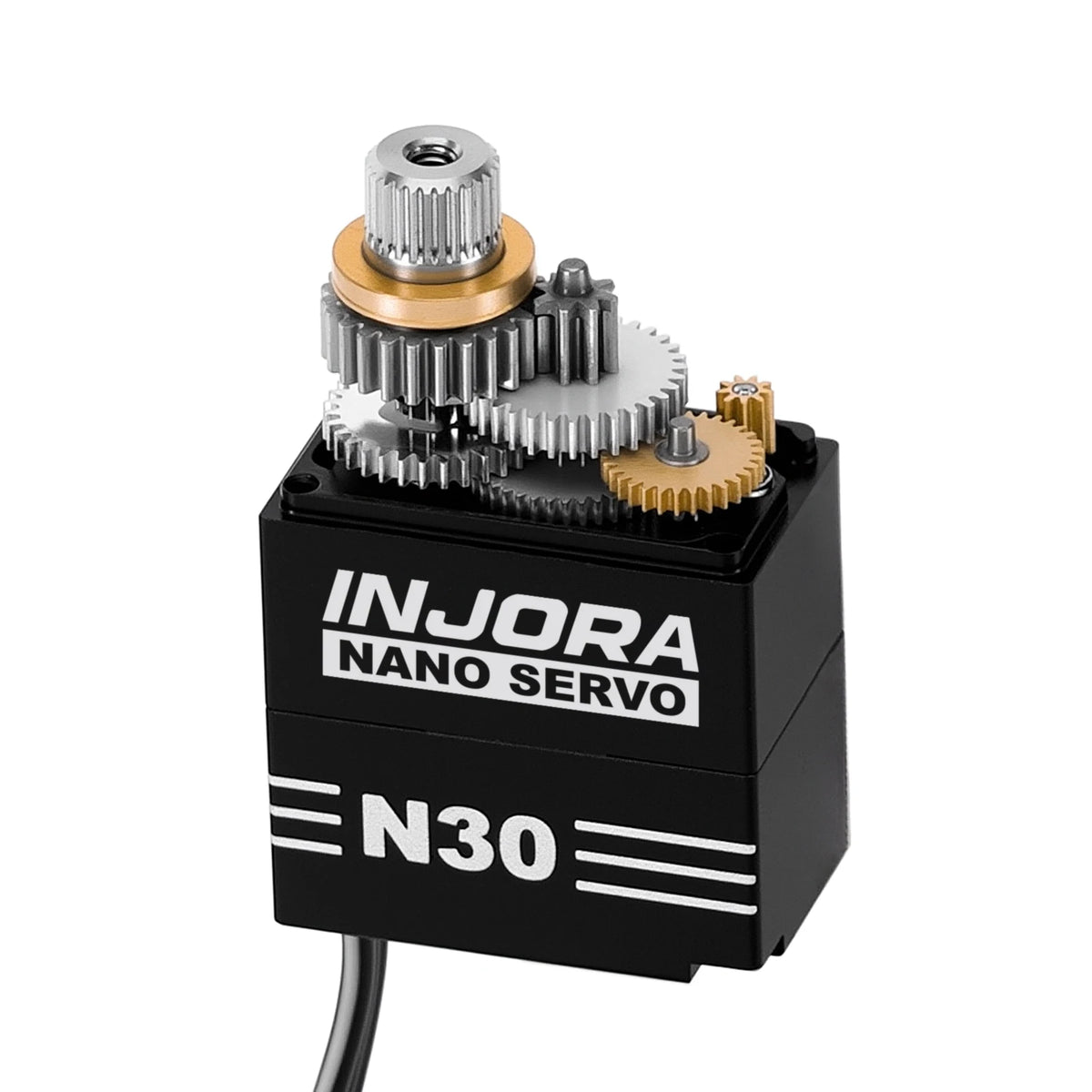 Nano-servo INJORA N30 aluminium pour Axial SCX30 1/30 – vue complémentaire