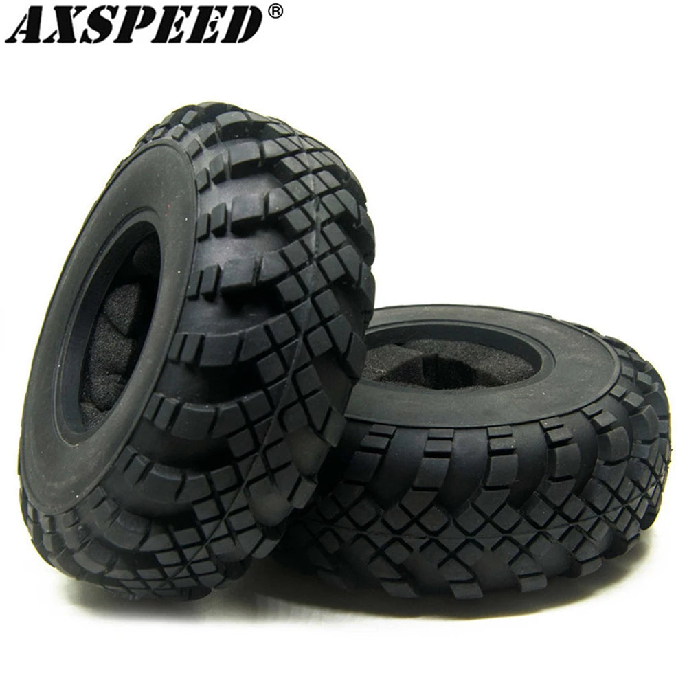 Pneus AXSPEED 2.2 en caoutchouc pour crawler RC 1/10