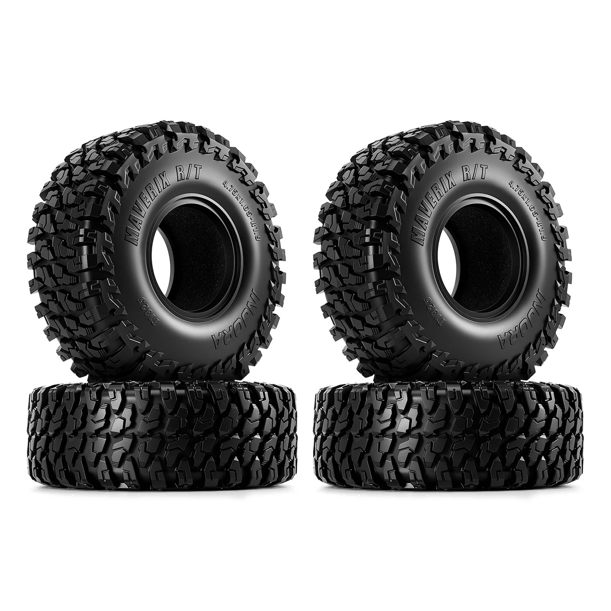 Pneus INJORA T1925 pour crawler RC 1/10 – vue complémentaire