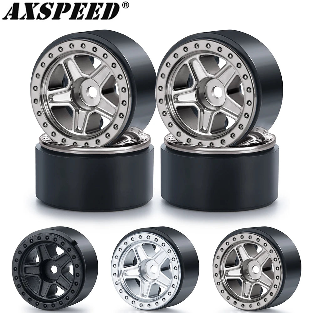 Jante beadlock 1.0 AXSPEED 5 branches pour Axial SCX24 1/24