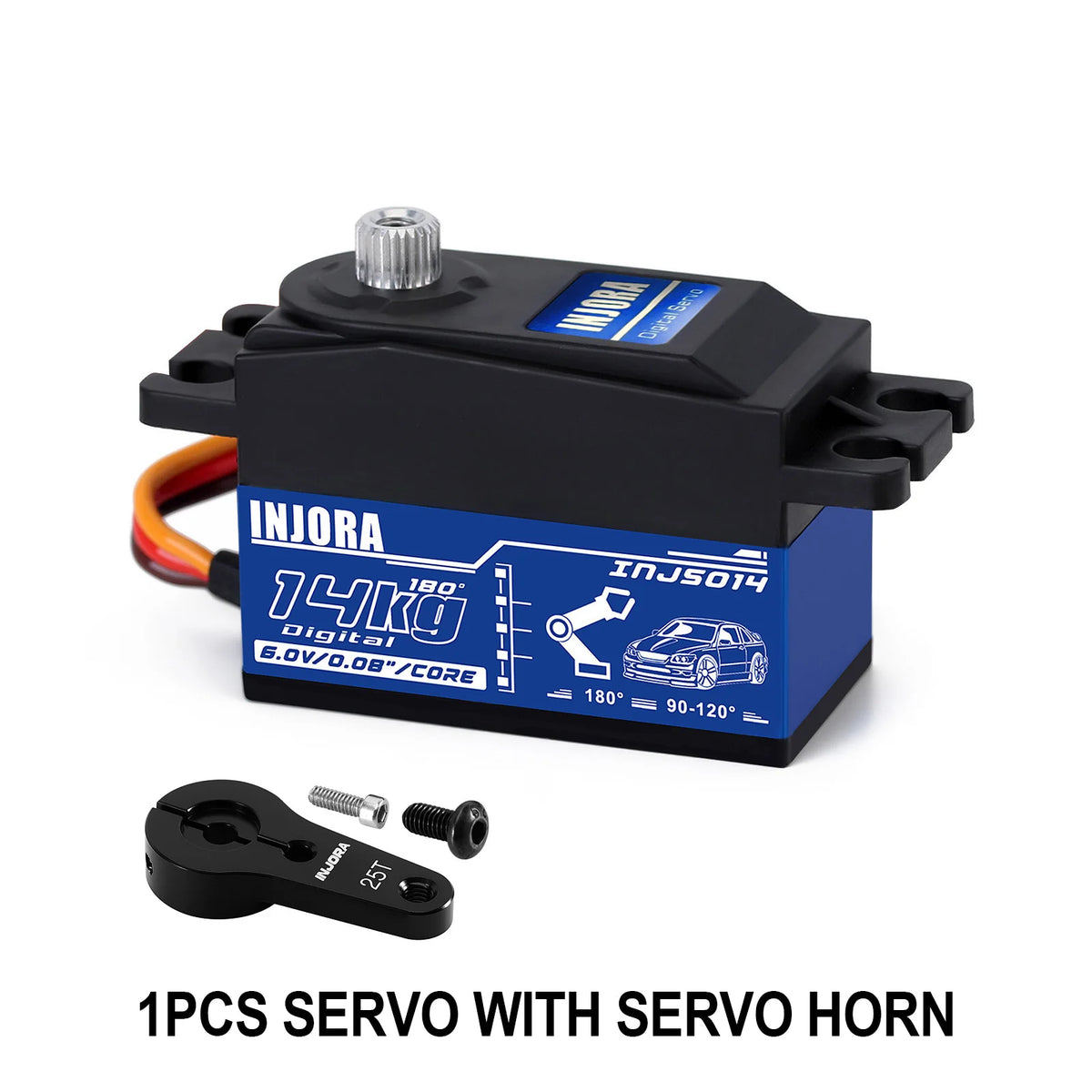 INJORA INJS014 servo low-profile – vue 7